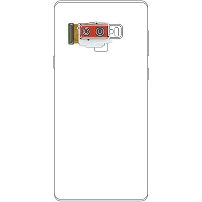 Clappio Rückkamera Galaxy Note 9 - Schwarz Clappio Rückkamera Galaxy Note 9 - Schwarz