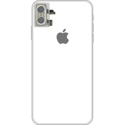 Apple iPhone XS Max Clappio Rückkamera - Schwarz Apple iPhone XS Max Clappio Rückkamera - Schwarz