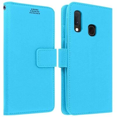 Funda cartera delgada Avizar Galaxy A10 A20e - Azul Funda cartera delgada Avizar Galaxy A10 A20e - Azul