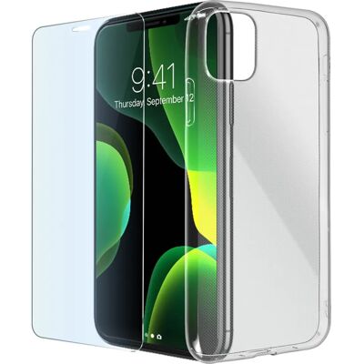Kit de protection transparent pour iPhone 11 - Accessoires pour smartphone - Publicité Kit de protection transparent pour iPhone 11 - Accessoires pour smartphone - Publicité
