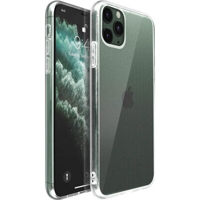 Avizar Étui en silicone souple ultra-mince transparent pour iPhone 11 Pro Max - Coque - Publicité Avizar Étui en silicone souple ultra-mince transparent pour iPhone 11 Pro Max - Coque - Publicité