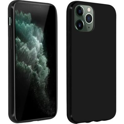Avizar iPhone 11 Pro Max Schwarzer Silikonhülle - Handyhülle Avizar iPhone 11 Pro Max Schwarzer Silikonhülle - Handyhülle