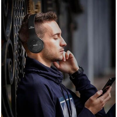 Avizar Bluetooth Kopfhörer - Faltbar, FM Radio, Geräuschreduzierung Avizar Bluetooth Kopfhörer - Faltbar, FM Radio, Geräuschreduzierung