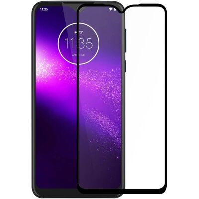 Protecteur d'écran en verre trempé Avizar pour Motorola One Macro - Noir - Publicité Protecteur d'écran en verre trempé Avizar pour Motorola One Macro - Noir - Publicité