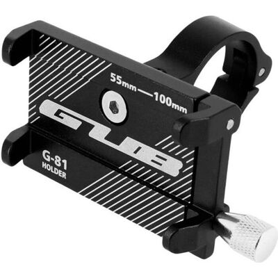 Support Téléphone Vélo Avizar - Acier, 55-100mm, Noir - Publicité Support Téléphone Vélo Avizar - Acier, 55-100mm, Noir - Publicité