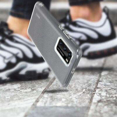 Coque en silicone ultra-fine transparente pour Huawei P40 - Protège contre chocs et rayures - Publicité Coque en silicone ultra-fine transparente pour Huawei P40 - Protège contre chocs et rayures - Publicité