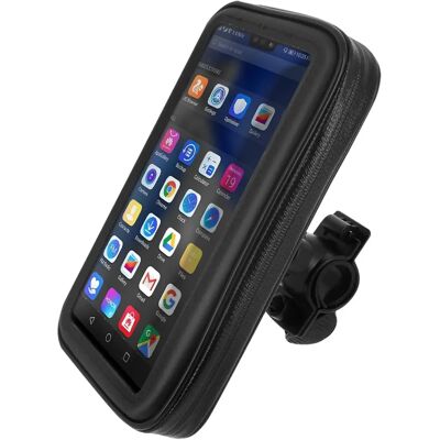 Support téléphone étanche pour vélo et moto avec fermeture éclair - Noir - Publicité Support téléphone étanche pour vélo et moto avec fermeture éclair - Noir - Publicité