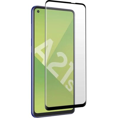 Avizar Protecteur d'Écran en Verre Trempé Samsung Galaxy A21s - 9H, Noir - Publicité Avizar Protecteur d'Écran en Verre Trempé Samsung Galaxy A21s - 9H, Noir - Publicité