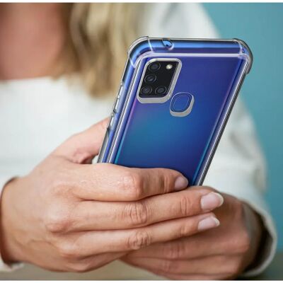 Pack de protection Galaxy A21s - Transparent - Publicité Pack de protection Galaxy A21s - Transparent - Publicité
