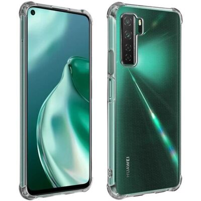 Coque en Silicone Flexible Transparente pour Huawei P40 Lite 5G - Publicité Coque en Silicone Flexible Transparente pour Huawei P40 Lite 5G - Publicité