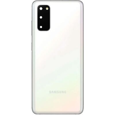 Clappio Cubierta de batería de reemplazo blanco para Galaxy S20 Clappio Cubierta de batería de reemplazo blanco para Galaxy S20
