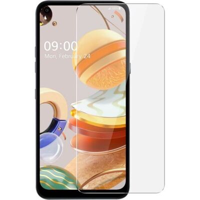 Protecteur d'écran LG K61 - Verre trempé, 9H, Transparent - Publicité Protecteur d'écran LG K61 - Verre trempé, 9H, Transparent - Publicité