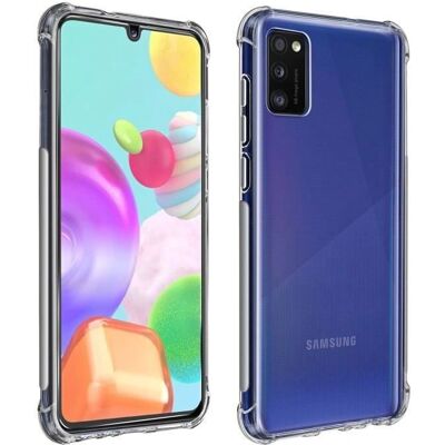 Pack de protection Galaxy A41 - Coque flexible + verre trempé 9H - Publicité Pack de protection Galaxy A41 - Coque flexible + verre trempé 9H - Publicité