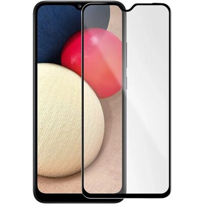 Protecteur d'écran en verre trempé Avizar pour Galaxy A12/M12 - Bords noirs - Publicité Protecteur d'écran en verre trempé Avizar pour Galaxy A12/M12 - Bords noirs - Publicité