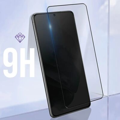 Avizar Protecteur d'écran en Verre Trempé pour Galaxy S21 Plus - Bords Biseautés - Publicité Avizar Protecteur d'écran en Verre Trempé pour Galaxy S21 Plus - Bords Biseautés - Publicité