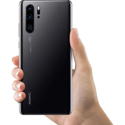 Cubierta de batería negra para Huawei P30 Pro - Clappio Cubierta de batería negra para Huawei P30 Pro - Clappio