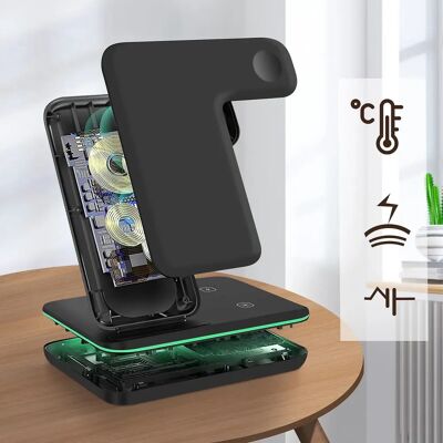 Avizar Chargeur à induction pour iPhone, AirPods et Apple Watch - Publicité Avizar Chargeur à induction pour iPhone, AirPods et Apple Watch - Publicité