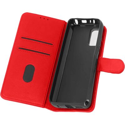 Funda para móvil Avizar Xiaomi Redmi Note 10 Pro Función Billetera Rojo Funda para móvil Avizar Xiaomi Redmi Note 10 Pro Función Billetera Rojo