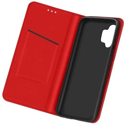 Funda folio de cuero Avizar para Galaxy A32 5G - Soporte de vídeo, Rojo Funda folio de cuero Avizar para Galaxy A32 5G - Soporte de vídeo, Rojo