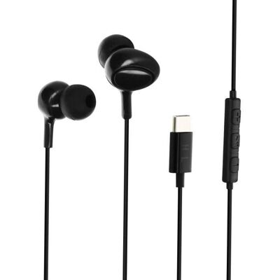 Avizar USB-C Kabelhörlurar - Stereo Klang, Mikrofon, Fernbedienung Avizar USB-C Kabelhörlurar - Stereo Klang, Mikrofon, Fernbedienung