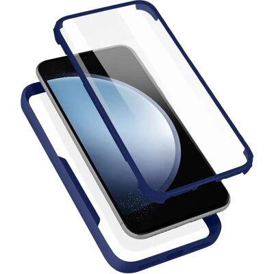 Coque Avizar Galaxy A22 4G - Bleu Nuit, Angles Renforcés, Arrière Transparent - Publicité Coque Avizar Galaxy A22 4G - Bleu Nuit, Angles Renforcés, Arrière Transparent - Publicité