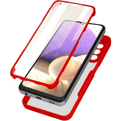Coque Avizar Galaxy A32 5G Rouge - Étui - Publicité Coque Avizar Galaxy A32 5G Rouge - Étui - Publicité