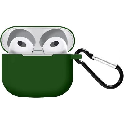 Avizar - AirPods 3 - Vert foncé - Silicone - Case - Publicité Avizar - AirPods 3 - Vert foncé - Silicone - Case - Publicité