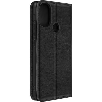 Avizar Klapphülle für Motorola Moto E20 / E30 / E40 mit Video-Ständer - Schwarz Avizar Klapphülle für Motorola Moto E20 / E30 / E40 mit Video-Ständer - Schwarz