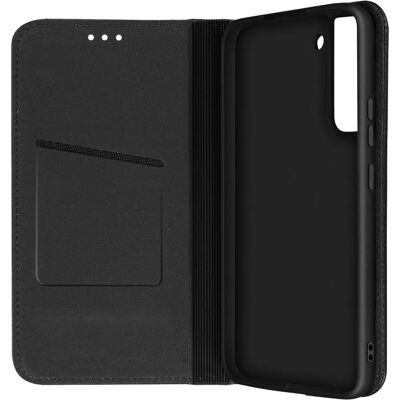 Coque en Cuir Forcell Galaxy S22 - Support Vidéo & Carte - Publicité Coque en Cuir Forcell Galaxy S22 - Support Vidéo & Carte - Publicité