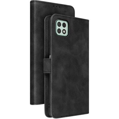 Coque pour Samsung Galaxy A22 5G Forcell Effet Cuir - Portefeuille & Support Vidéo - Publicité Coque pour Samsung Galaxy A22 5G Forcell Effet Cuir - Portefeuille & Support Vidéo - Publicité