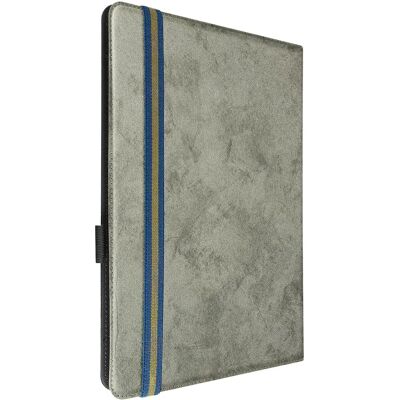 Avizar 10' Universal Tablet Case Faux-leather Marble Design Video Stand Grey - Tablet Case Avizar 10' Universal Tablet Case Faux-leather Marble Design Video Stand Grey - Tablet Case