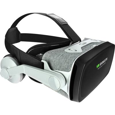 Avizar Casque VR Smartphone - Audio Immersif 3D - Gris et Noir - Publicité Avizar Casque VR Smartphone - Audio Immersif 3D - Gris et Noir - Publicité