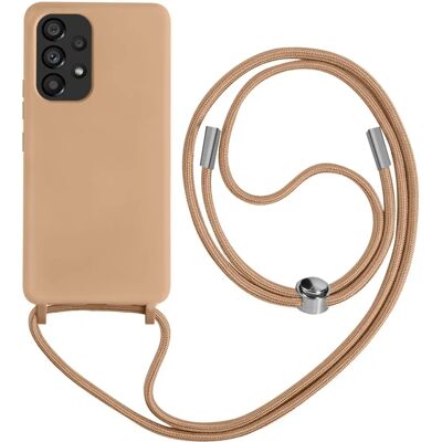Samsung Galaxy A53 5G Pink Semi-rigid Case & Lanyard - Phone Accessory Samsung Galaxy A53 5G Pink Semi-rigid Case & Lanyard - Phone Accessory
