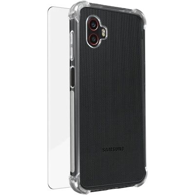 Avizar Galaxy Xcover 6 Pro Beskyttelsespakke - Gennemsigtig Avizar Galaxy Xcover 6 Pro Beskyttelsespakke - Gennemsigtig