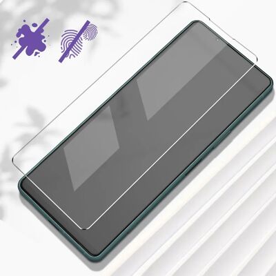 Avizar Verre Trempé Sony Xperia 5 IV Protecteur d'Écran - 9H Transparent - Publicité Avizar Verre Trempé Sony Xperia 5 IV Protecteur d'Écran - 9H Transparent - Publicité