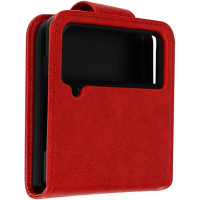 Funda Folio Roja para Galaxy Z Flip 4 de Avizar - Protección y Estilo Funda Folio Roja para Galaxy Z Flip 4 de Avizar - Protección y Estilo