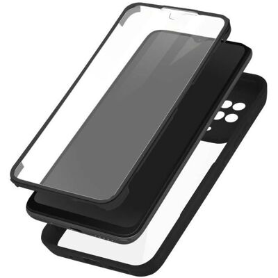 Avizar Xiaomi Redmi 10C Black Case - Shockproof, Transparent Back, Polymer Front Avizar Xiaomi Redmi 10C Black Case - Shockproof, Transparent Back, Polymer Front