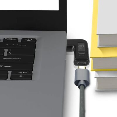 Adaptateur de charge USB-C Avizar pour Lenovo - Prise carrée - Noir - Publicité Adaptateur de charge USB-C Avizar pour Lenovo - Prise carrée - Noir - Publicité