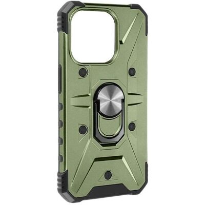 Avizar iPhone 15 Plus Hülle - Stoßfeste Khaki Dunkelgrün Avizar iPhone 15 Plus Hülle - Stoßfeste Khaki Dunkelgrün