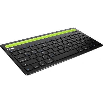 Clavier sans fil LinQ - Noir - QWERTY, Bluetooth, Windows, iOS, Android - Publicité Clavier sans fil LinQ - Noir - QWERTY, Bluetooth, Windows, iOS, Android - Publicité