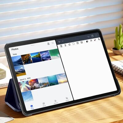 Avizar Honor Pad X9 Dreifach gefaltete Hülle Mitternachtsblau - Tablethülle Avizar Honor Pad X9 Dreifach gefaltete Hülle Mitternachtsblau - Tablethülle
