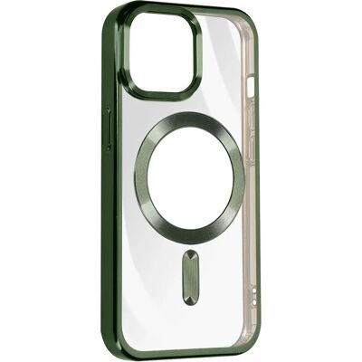 Avizar Grøn Silikone MagSafe Cover til iPhone 15 Pro - Kamera Beskyttelse Avizar Grøn Silikone MagSafe Cover til iPhone 15 Pro - Kamera Beskyttelse