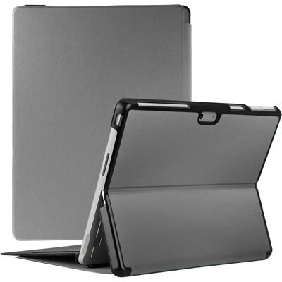 Avizar Microsoft Surface Pro 9/11 Case - Eco Leather, Slim, Gray Avizar Microsoft Surface Pro 9/11 Case - Eco Leather, Slim, Gray