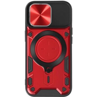Coque MagSafe pour iPhone 15 Pro Max d'Avizar avec Protection de l'Appareil Photo - Rouge - Publicité Coque MagSafe pour iPhone 15 Pro Max d'Avizar avec Protection de l'Appareil Photo - Rouge - Publicité