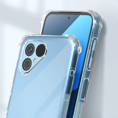 Avizar Fairphone 5 Silicone Shockproof Bumper - Smartphone Case Avizar Fairphone 5 Silicone Shockproof Bumper - Smartphone Case