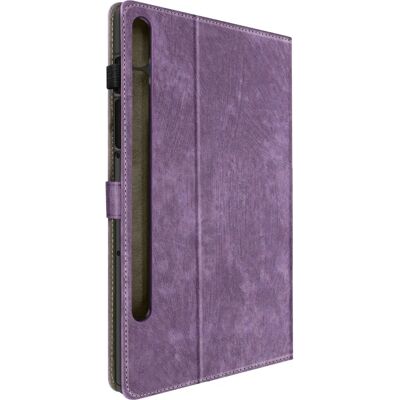 Avizar Galaxy Tab S9 S9 FE Purple Case with Card Holder Video Support Avizar Galaxy Tab S9 S9 FE Purple Case with Card Holder Video Support