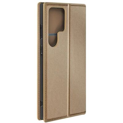 Coque Samsung Galaxy S24 Ultra - Or avec porte-cartes et support vidéo - Publicité Coque Samsung Galaxy S24 Ultra - Or avec porte-cartes et support vidéo - Publicité