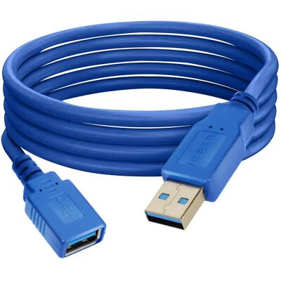 Câble d'extension USB 3.0 LinQ - 1,5m, Bleu - Publicité Câble d'extension USB 3.0 LinQ - 1,5m, Bleu - Publicité