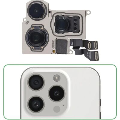 Relife iPhone 15 Pro Max Replacement Camera Module - Black Relife iPhone 15 Pro Max Replacement Camera Module - Black