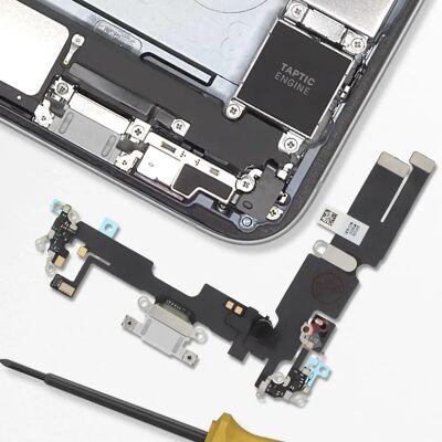 Apple iPhone 14 Plus Relife Lightning-Ladeanschluss - Micro Starlight Weiß Apple iPhone 14 Plus Relife Lightning-Ladeanschluss - Micro Starlight Weiß